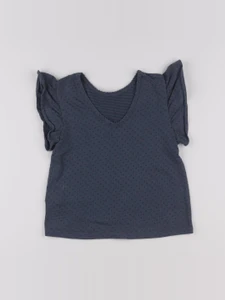 Vertbaudet - tee-shirt bleu - 6 ans