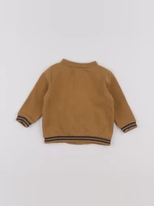 Tape à l'oeil - sweat marron - 6 mois
