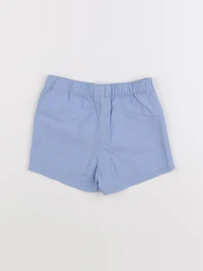 H&M - short bleu - 3/6 mois