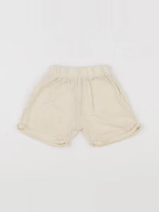 Zara - short beige - 9/12 mois