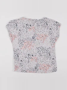 IKKS - tee-shirt blanc, bleu - 12 ans