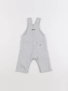 Petit Bateau - salopette gris - 3 mois