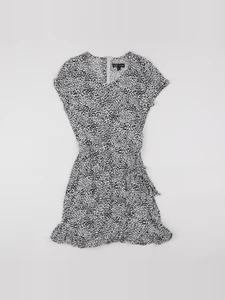 IKKS - robe blanc, noir - 12 ans