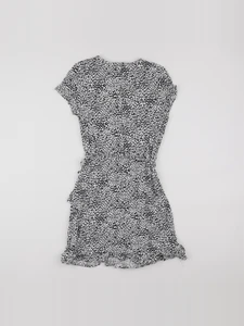 IKKS - robe blanc, noir - 12 ans
