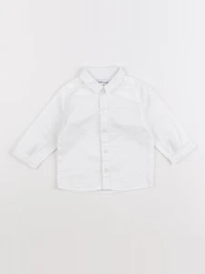 Vertbaudet - chemise blanc - 6 mois