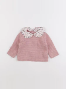 Boutchou - pull rose - 6 mois