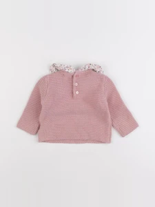 Boutchou - pull rose - 6 mois