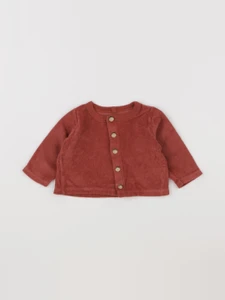Petit Bateau - gilet rose - 6 mois