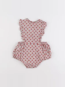 Monoprix - combinaison rose - 6/9 mois