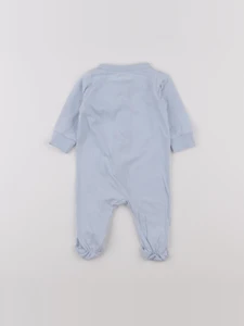 H&M - pyjama coton bleu - 0 mois