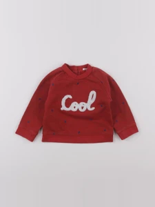 Boutchou - sweat rouge - 9 mois