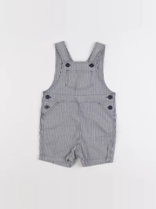 Petit Bateau - salopette beige, bleu - 12 mois
