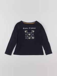 Vertbaudet - tee-shirt bleu - 5 ans