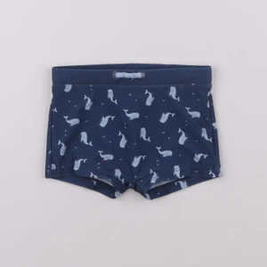 Vertbaudet - maillot de bain bleu - 6/9 mois