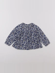 Zara - blouse bleu - 9/12 mois