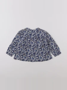 Zara - blouse bleu - 9/12 mois