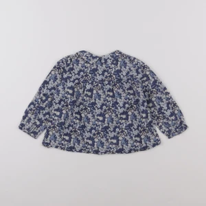 Zara - blouse bleu - 9/12 mois