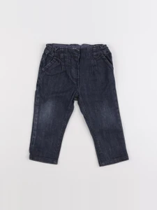 Boutchou - pantalon bleu - 9 mois