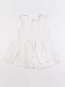 Petit Bateau - robe blanc - 3 ans