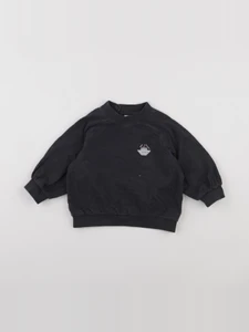 H&M - sweat gris - 12/18 mois