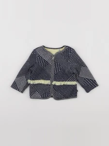 IKKS - veste bleu, jaune - 12 mois