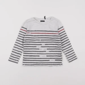 IKKS - tee-shirt blanc, gris - 3 ans