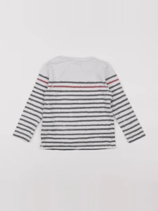 IKKS - tee-shirt blanc, gris - 3 ans