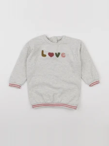 Vertbaudet - robe gris - 36 mois