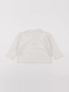 H&M - polo blanc - 9/12 mois