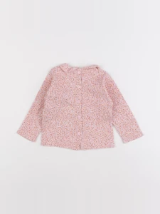 Petit Bateau - tee-shirt rose - 12 mois