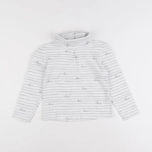 Vertbaudet - sous-pull blanc - 5 ans