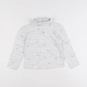 Vertbaudet - sous-pull blanc - 5 ans