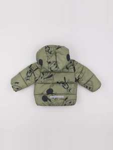 H&M - doudoune vert - 6/9 mois