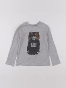 IKKS - tee-shirt gris - 8 ans