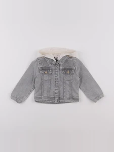 IKKS - veste imprimé au dos gris - 18 mois