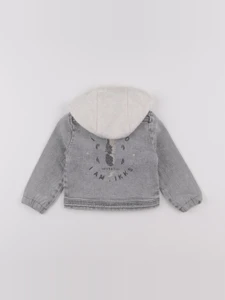 IKKS - veste imprimé au dos gris - 18 mois