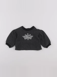 IKKS - sweat gris - 12 mois