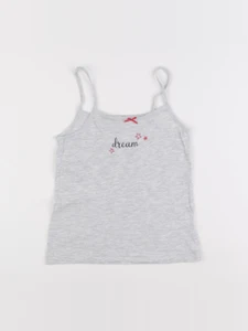 Vertbaudet - maillot de corps gris - 8 ans