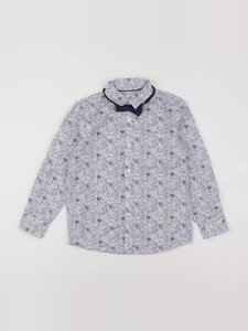 Vertbaudet - chemise blanc, bleu - 8 ans