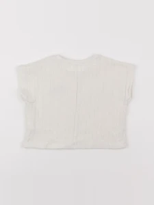 Zara - tee-shirt blanc - 18/24 mois
