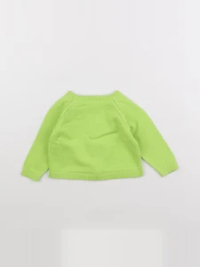 Jacadi - gilet vert - 6 mois