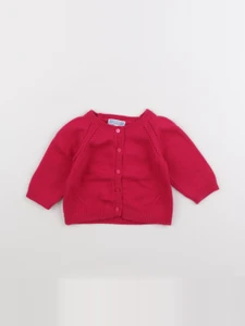 Jacadi - gilet rose - 6 mois