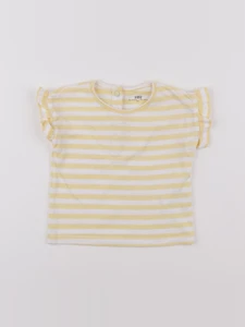 La Redoute - tee-shirt jaune - 9 mois