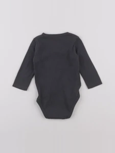 La Redoute - body gris - 9 mois