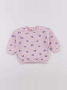 La Redoute - sweat rose - 9 mois