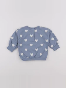 La Redoute - sweat bleu - 9 mois