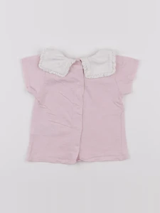 Vertbaudet - tee-shirt rose - 9 mois