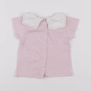 Vertbaudet - tee-shirt rose - 9 mois