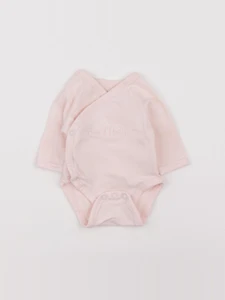 Vertbaudet - body rose - 0 mois