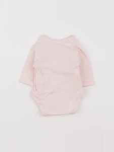 Vertbaudet - body rose - 0 mois